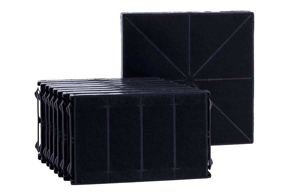 【アルル5256 ページ】 Aktivkohlefilter ASE kurz, Set à 8+1 Stk. (8x 207x126mm / 1x